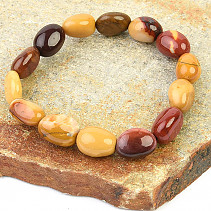 Mookait pebble bracelet