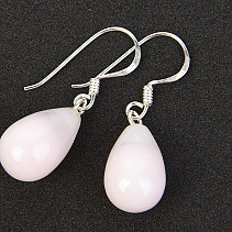 Earrings Pink Opal Ag