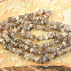 Long necklace pieces of stones - quartz